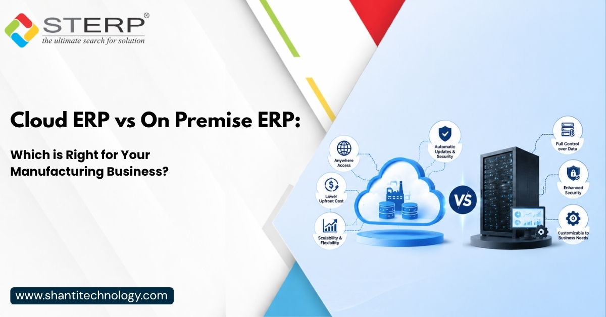 Cloud ERP vs On Premise ERP: Which is Right for Your Manufacturing Business?